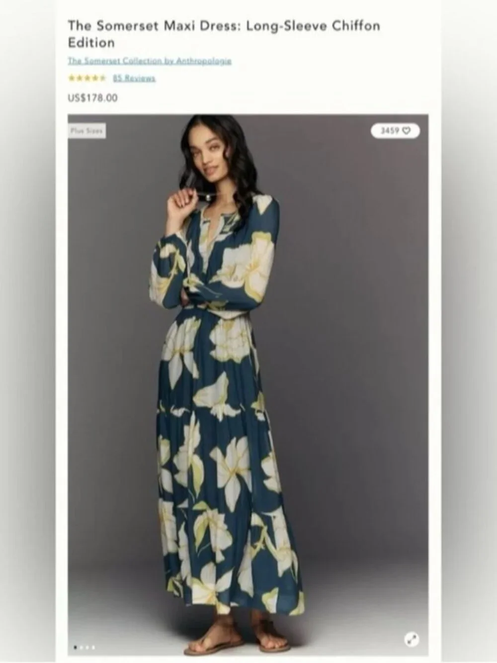 NWT Size XXS - Anthropologie The Somerset Maxi Dress (NWT US$ 178) - Picture 16 of 16